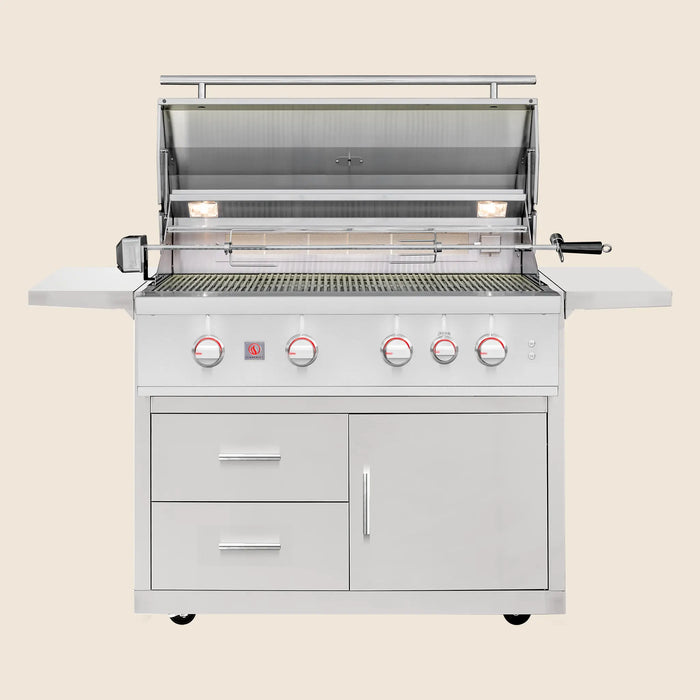 Summerset Deluxe Cart for 40″ TRL Pro Grill - CART-TRL40-DC Summerset Dreamwood Living