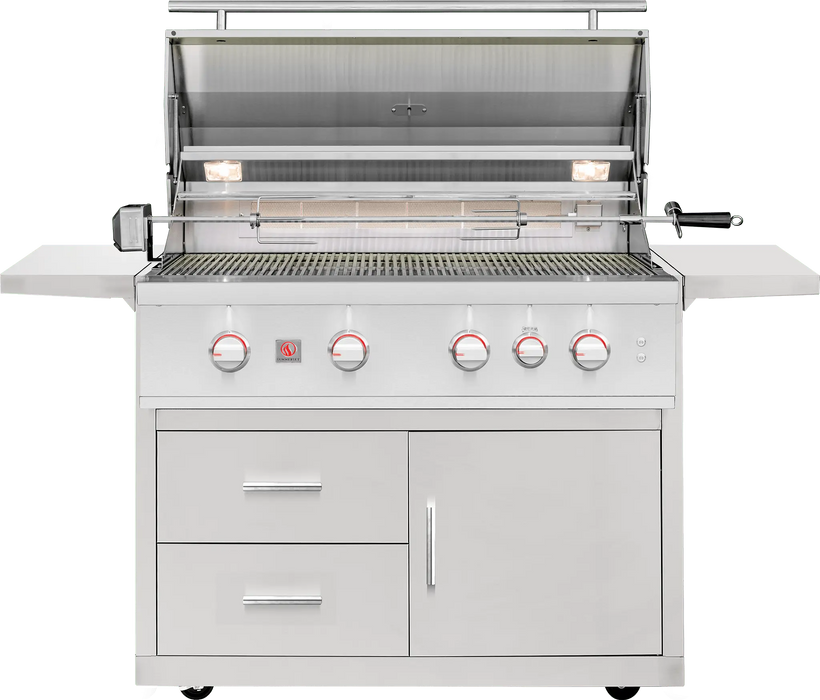 Summerset Deluxe Cart for 40″ TRL Pro Grill - CART-TRL40-DC Summerset Dreamwood Living