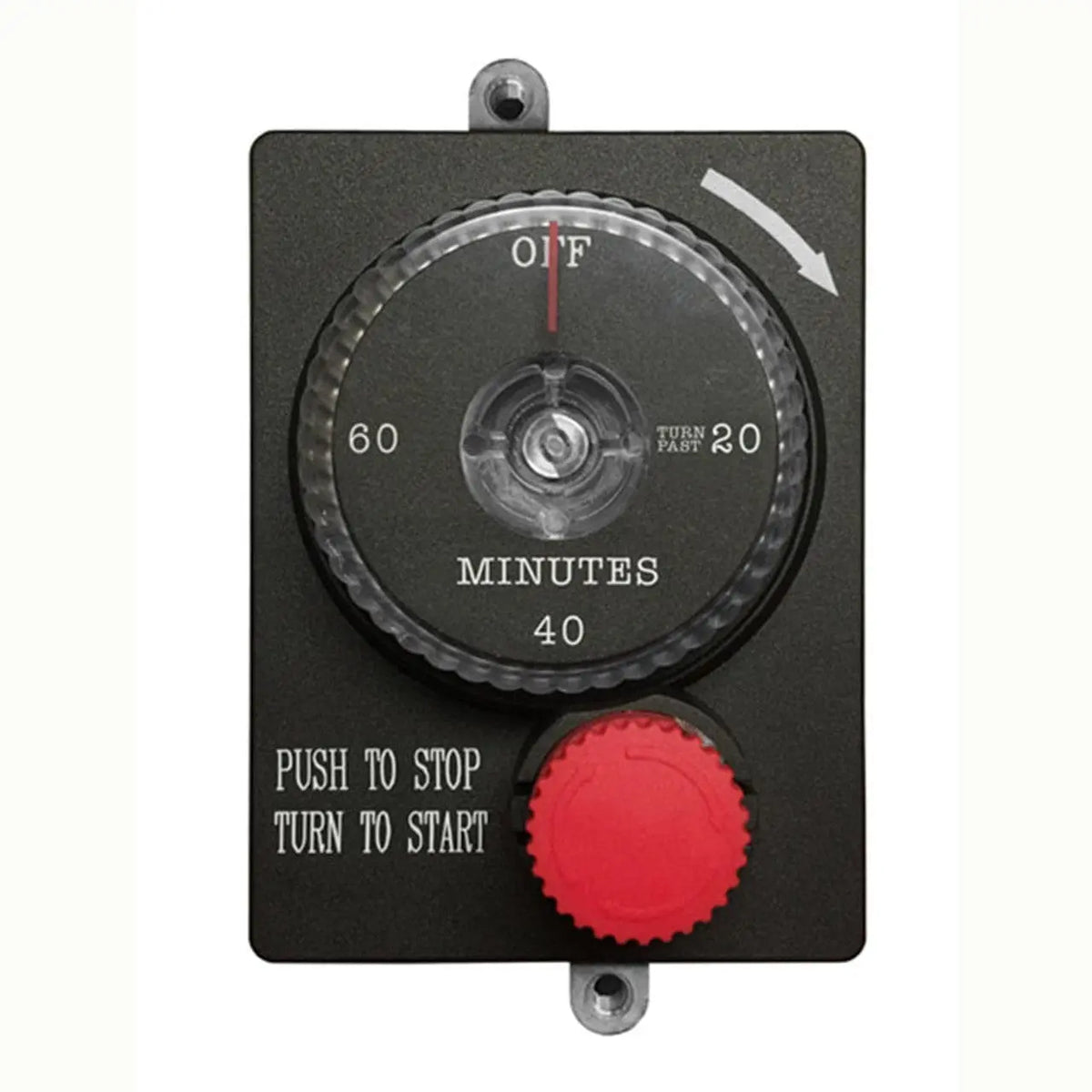 Summerset Mechanical 1 Hour Countdown Timer with Manual Emergency ...