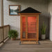 SunRay Bristow 2 Person Outdoor Traditional Sauna with Window - Canadian Hemlock SunRay Saunas
