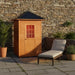 SunRay Eagle 2 Person Outdoor Traditional Sauna - Canadian Hemlock SunRay Saunas