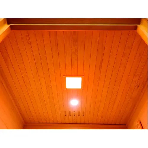 SunRay Eagle 2 Person Outdoor Traditional Sauna - Canadian Hemlock SunRay Saunas