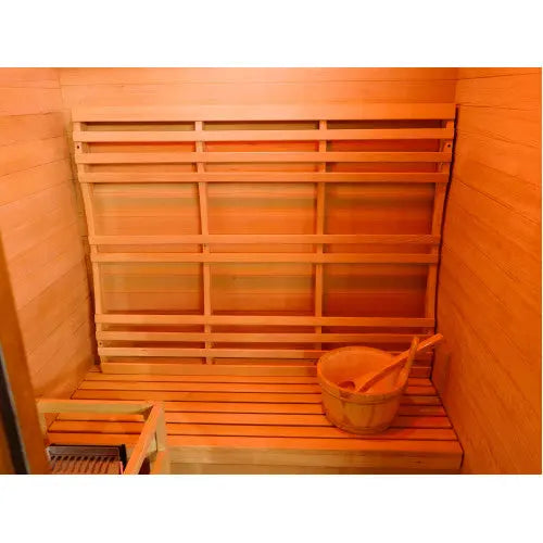 SunRay Eagle 2 Person Outdoor Traditional Sauna - Canadian Hemlock SunRay Saunas