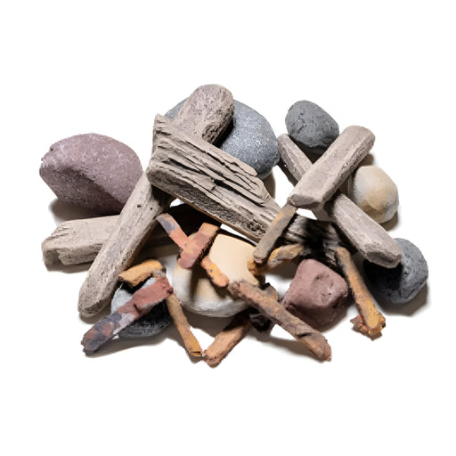 Superior 25-Piece Rock and Driftwood Media Kit Superior Dreamwood Living