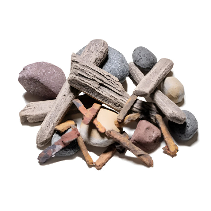Superior 25-Piece Rock and Driftwood Media Kit Superior Dreamwood Living