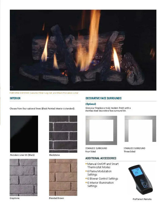 Superior DRT3540 Direct Vent Gas Fireplace Superior