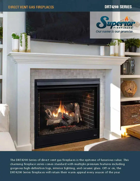 Superior DRT4245 Direct Vent Gas Fireplace Superior