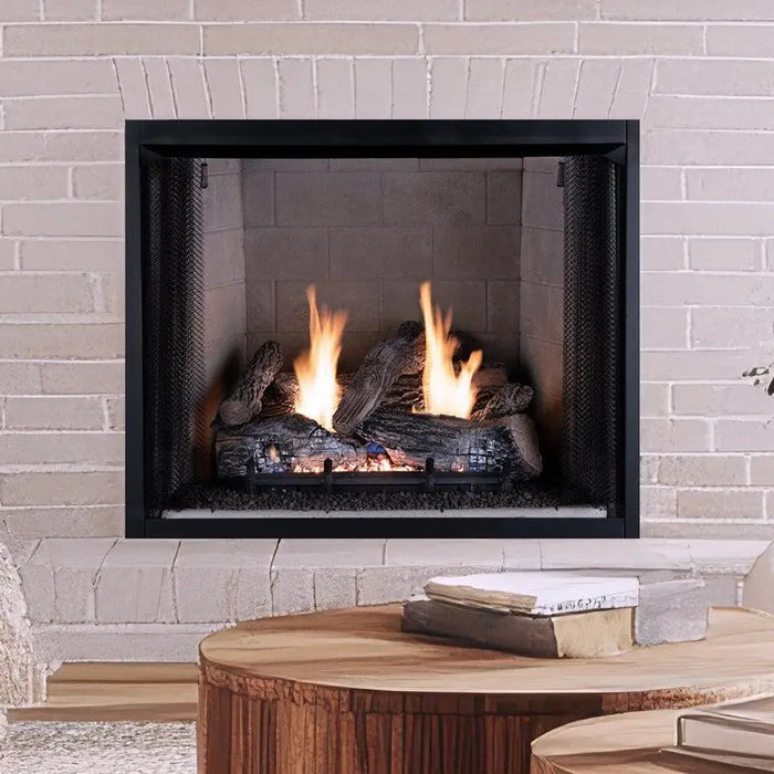 Superior Nature-Flame Series Granite Ridge Concrete Vent-Free Gas Log Set Superior Dreamwood Living