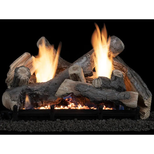 Superior Nature-Flame Series Silverstone Timber High Definition Vent-Free Gas Log Set Superior Dreamwood Living