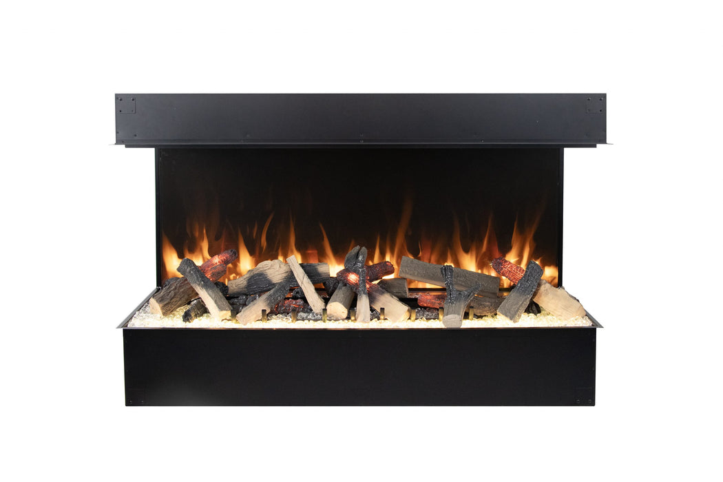 Amantii TruView Signature 3-Sided Glass Electric Fireplace