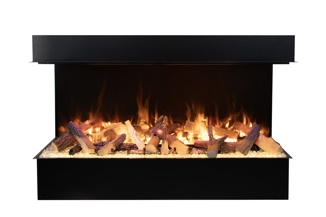Amantii TruView Signature 3-Sided Glass Electric Fireplace
