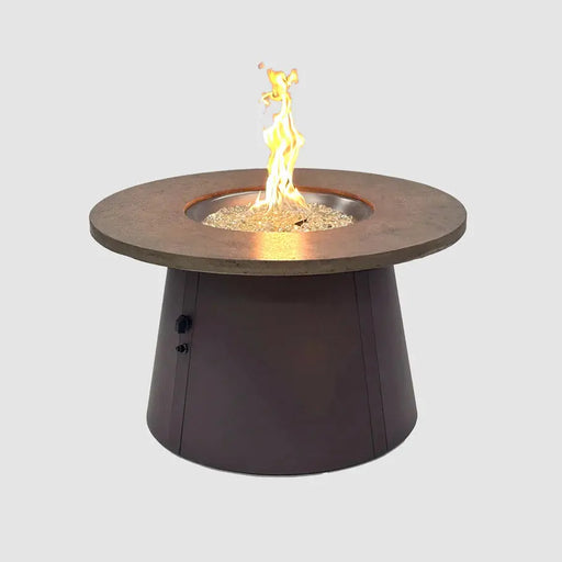 The Outdoor GreatRoom Company 42" Cirvalo Round Gas Fire Pit Table The Outdoor GreatRoom Company Dreamwood Living