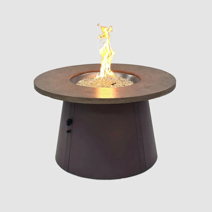 The Outdoor GreatRoom Company 42" Cirvalo Round Gas Fire Pit Table The Outdoor GreatRoom Company Dreamwood Living