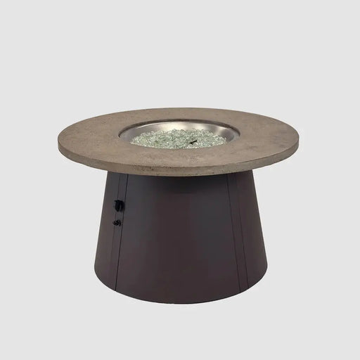 The Outdoor GreatRoom Company 42" Cirvalo Round Gas Fire Pit Table The Outdoor GreatRoom Company Dreamwood Living