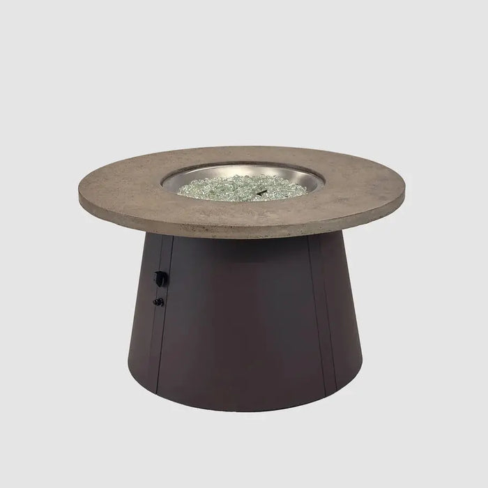 The Outdoor GreatRoom Company 42" Cirvalo Round Gas Fire Pit Table The Outdoor GreatRoom Company Dreamwood Living