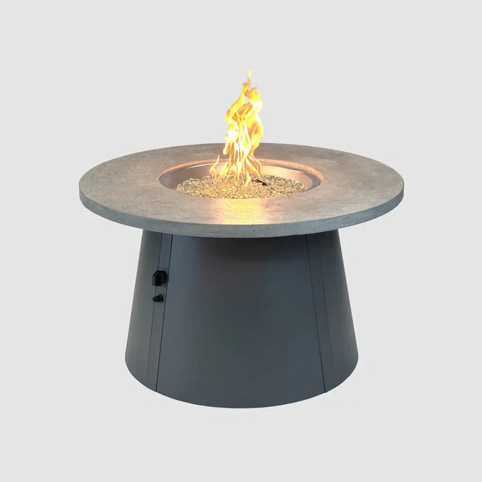 The Outdoor GreatRoom Company 42" Cirvalo Round Gas Fire Pit Table The Outdoor GreatRoom Company Dreamwood Living