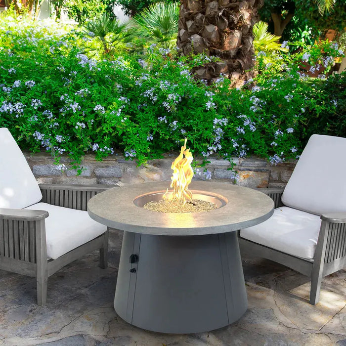 The Outdoor GreatRoom Company 42" Cirvalo Round Gas Fire Pit Table The Outdoor GreatRoom Company Dreamwood Living