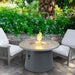 The Outdoor GreatRoom Company 42" Cirvalo Round Gas Fire Pit Table The Outdoor GreatRoom Company Dreamwood Living