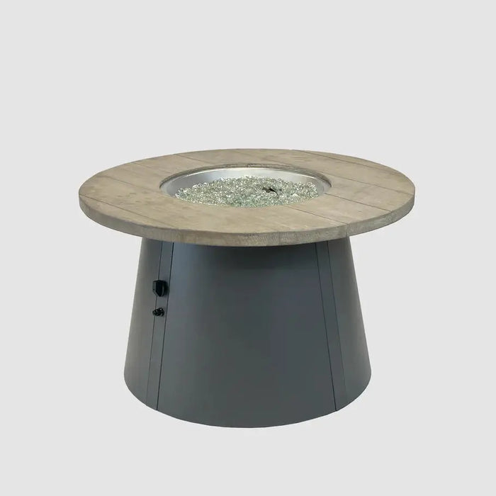 The Outdoor GreatRoom Company 42" Cirvalo Round Gas Fire Pit Table The Outdoor GreatRoom Company Dreamwood Living