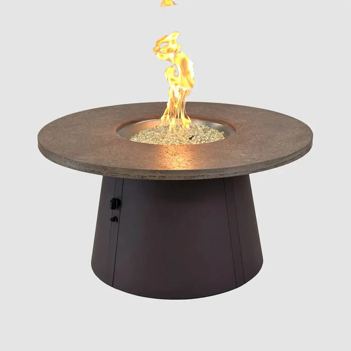 The Outdoor GreatRoom Company 48" Cirvalo Round Gas Fire Pit Table The Outdoor GreatRoom Company Dreamwood Living