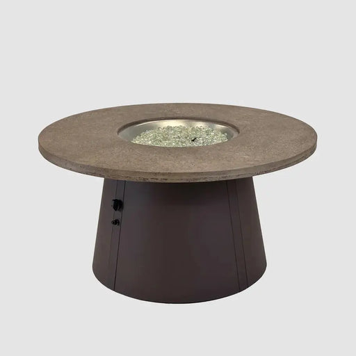 The Outdoor GreatRoom Company 48" Cirvalo Round Gas Fire Pit Table The Outdoor GreatRoom Company Dreamwood Living
