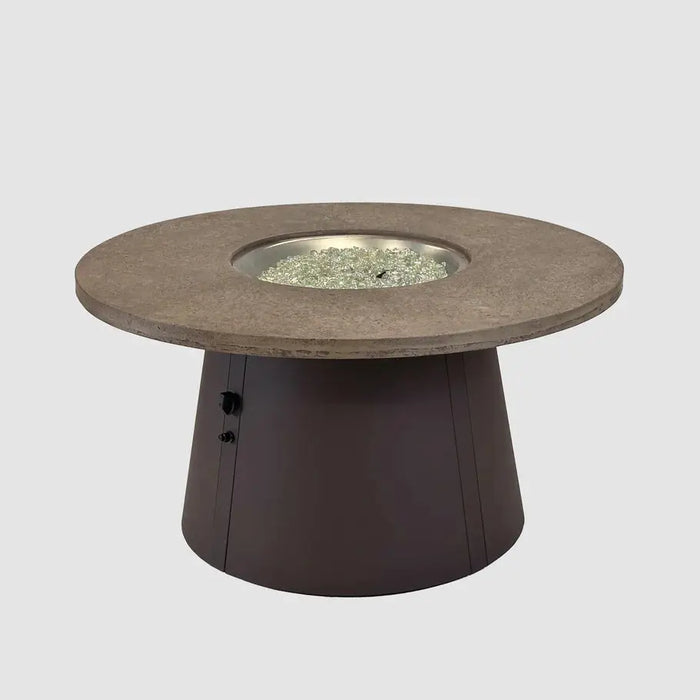 The Outdoor GreatRoom Company 48" Cirvalo Round Gas Fire Pit Table The Outdoor GreatRoom Company Dreamwood Living