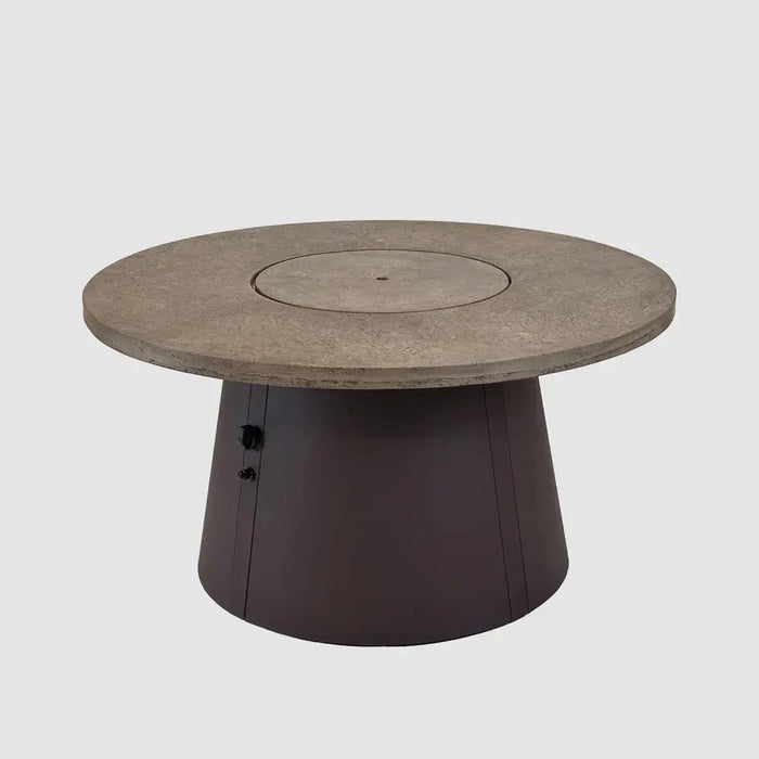 The Outdoor GreatRoom Company 48" Cirvalo Round Gas Fire Pit Table The Outdoor GreatRoom Company Dreamwood Living