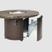 The Outdoor GreatRoom Company Beacon Round Gas Fire Pit Table - BC-20-MNB/BC-20-WO The Outdoor GreatRoom Company Dreamwood Living