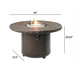The Outdoor GreatRoom Company Beacon Round Gas Fire Pit Table - BC-20-MNB/BC-20-WO The Outdoor GreatRoom Company Dreamwood Living