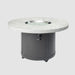 The Outdoor GreatRoom Company Beacon Round Gas Fire Pit Table - BC-20-MNB/BC-20-WO The Outdoor GreatRoom Company Dreamwood Living