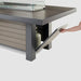 The Outdoor GreatRoom Company Brooks Linear Dining Height Taupe Fire Pit Table - BRK-1242-D-K The Outdoor GreatRoom Company Dreamwood Living