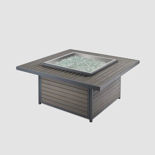 The Outdoor GreatRoom Company Brooks Square Taupe Fire Pit Table - BRK-2424-19-K The Outdoor GreatRoom Company Dreamwood Living