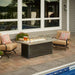 The Outdoor GreatRoom Company Cedar Ridge Linear Gas Fire Pit Table - CR-1242-K The Outdoor GreatRoom Company Dreamwood Living