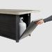 The Outdoor GreatRoom Company Cedar Ridge Linear Gas Fire Pit Table - CR-1242-K The Outdoor GreatRoom Company Dreamwood Living