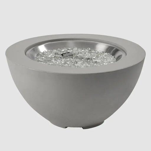 The Outdoor GreatRoom Company Cove Concrete Bowl Gas Fire Pit The Outdoor GreatRoom Company Dreamwood Living