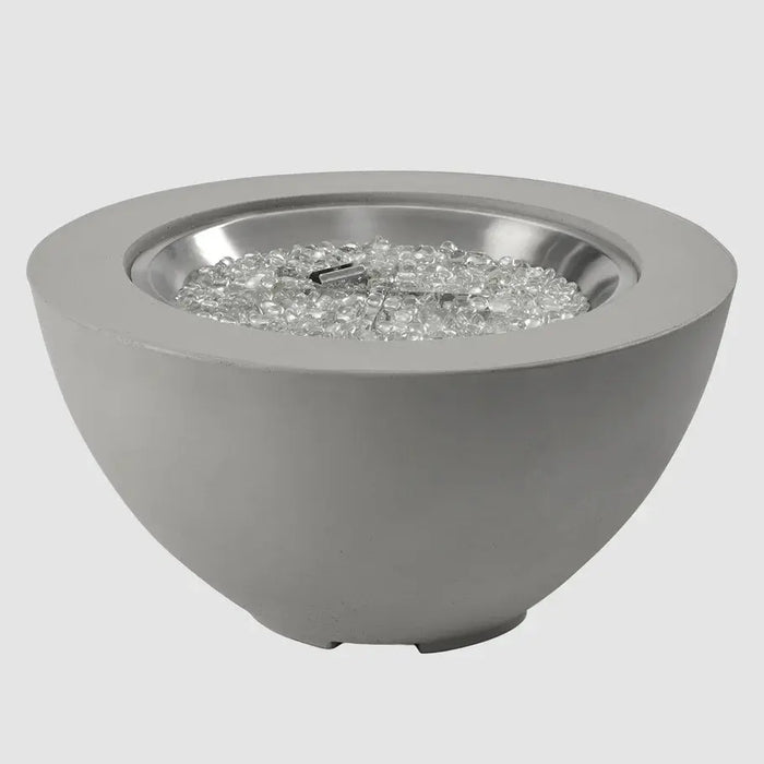 The Outdoor GreatRoom Company Cove Concrete Bowl Gas Fire Pit The Outdoor GreatRoom Company Dreamwood Living