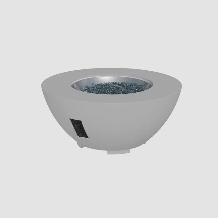 The Outdoor GreatRoom Company Cove Concrete Bowl Gas Fire Pit The Outdoor GreatRoom Company Dreamwood Living