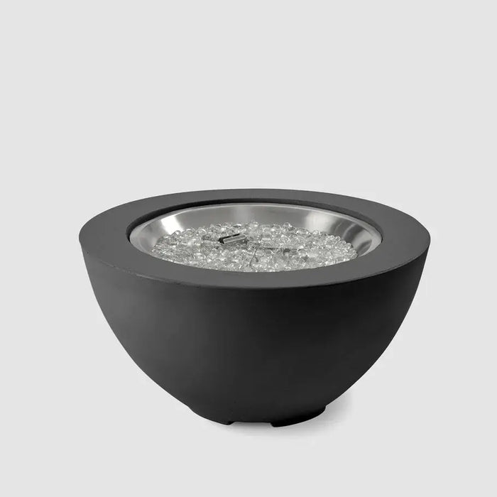 The Outdoor GreatRoom Company Cove Concrete Bowl Gas Fire Pit The Outdoor GreatRoom Company Dreamwood Living