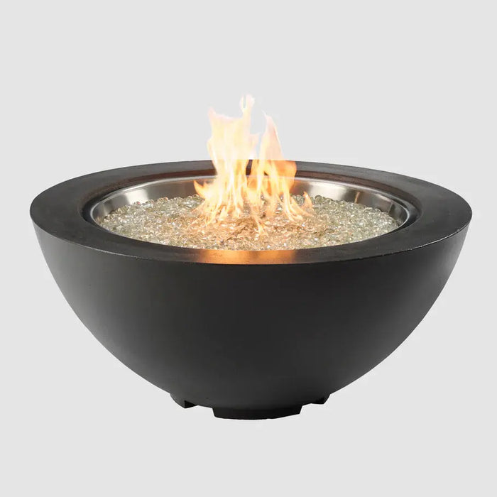 The Outdoor GreatRoom Company Cove Concrete Bowl Gas Fire Pit The Outdoor GreatRoom Company Dreamwood Living