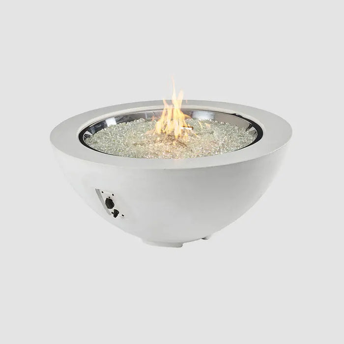 The Outdoor GreatRoom Company Cove Concrete Bowl Gas Fire Pit The Outdoor GreatRoom Company Dreamwood Living
