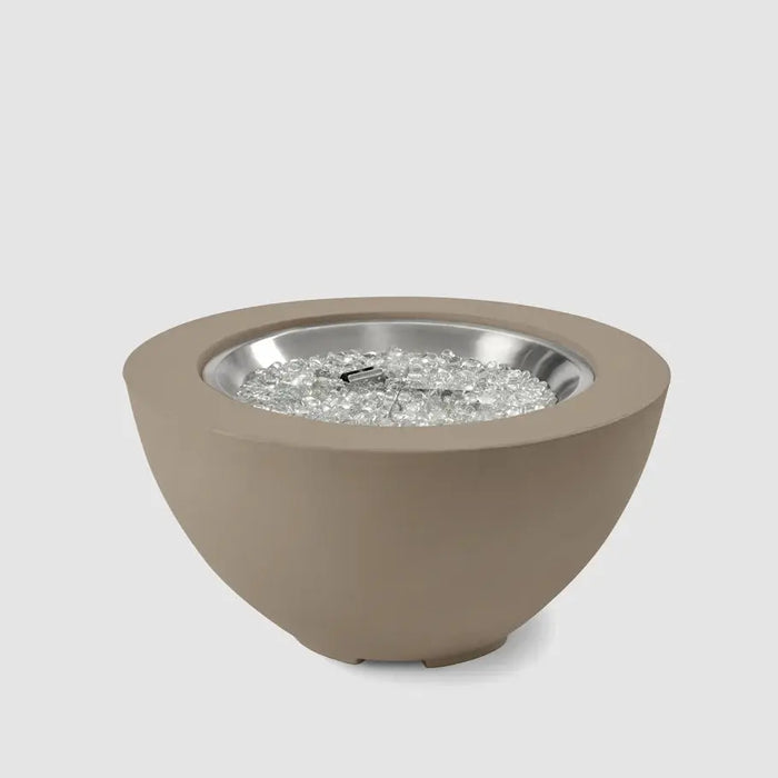 The Outdoor GreatRoom Company Cove Concrete Bowl Gas Fire Pit The Outdoor GreatRoom Company Dreamwood Living