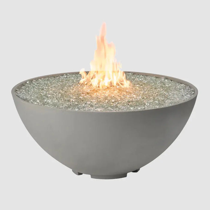 The Outdoor GreatRoom Company Cove Concrete Edge Gas Fire Pit Bowl 42" The Outdoor GreatRoom Company Dreamwood Living