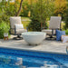 The Outdoor GreatRoom Company Cove Concrete Edge Gas Fire Pit Bowl 42" The Outdoor GreatRoom Company Dreamwood Living