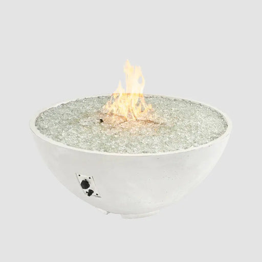 The Outdoor GreatRoom Company Cove Concrete Edge Gas Fire Pit Bowl 42" The Outdoor GreatRoom Company Dreamwood Living