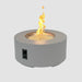 The Outdoor GreatRoom Company Cove Concrete Round Gas Fire Pit Table The Outdoor GreatRoom Company Dreamwood Living