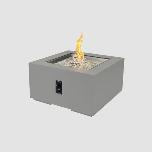 The Outdoor GreatRoom Company Cove Concrete Square Gas Fire Pit Table The Outdoor GreatRoom Company Dreamwood Living