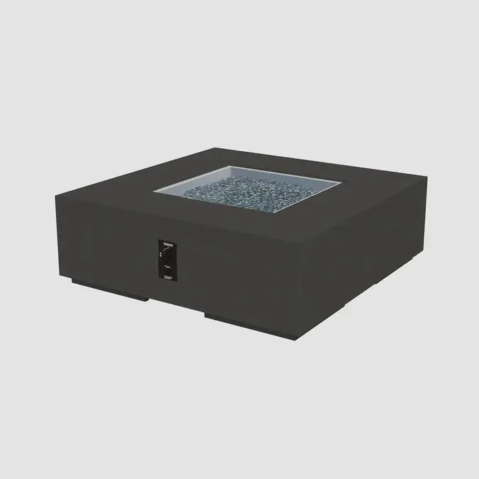The Outdoor GreatRoom Company Cove Concrete Square Gas Fire Pit Table The Outdoor GreatRoom Company Dreamwood Living