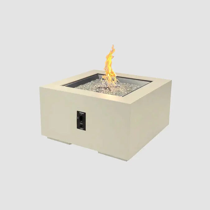 The Outdoor GreatRoom Company Cove Concrete Square Gas Fire Pit Table The Outdoor GreatRoom Company Dreamwood Living