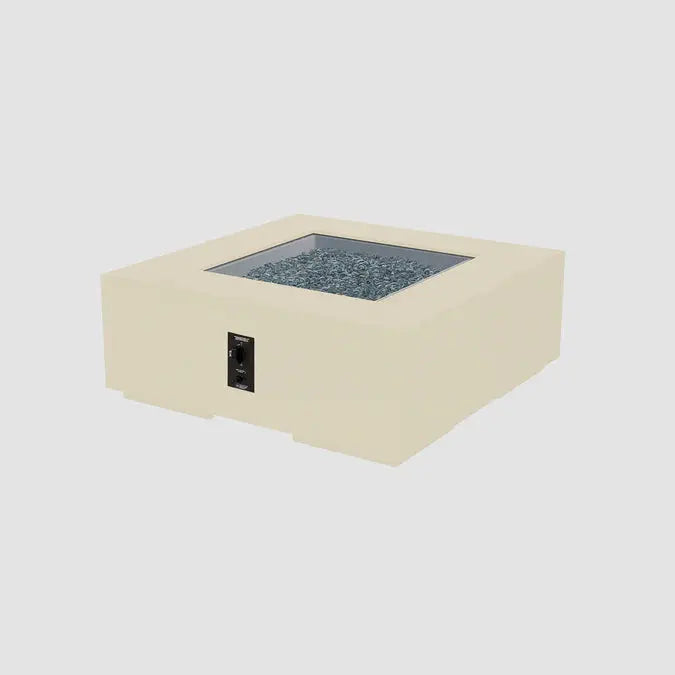 The Outdoor GreatRoom Company Cove Concrete Square Gas Fire Pit Table The Outdoor GreatRoom Company Dreamwood Living