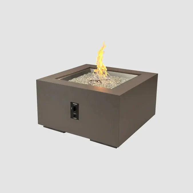 The Outdoor GreatRoom Company Cove Concrete Square Gas Fire Pit Table The Outdoor GreatRoom Company Dreamwood Living